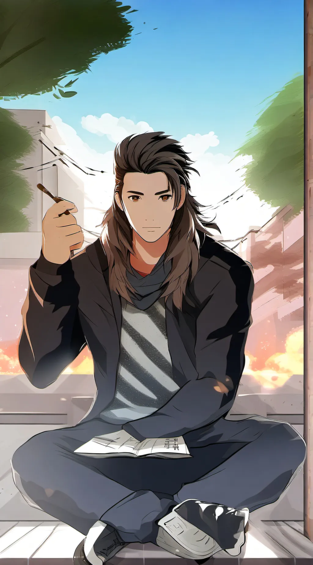 ai character: My bro background