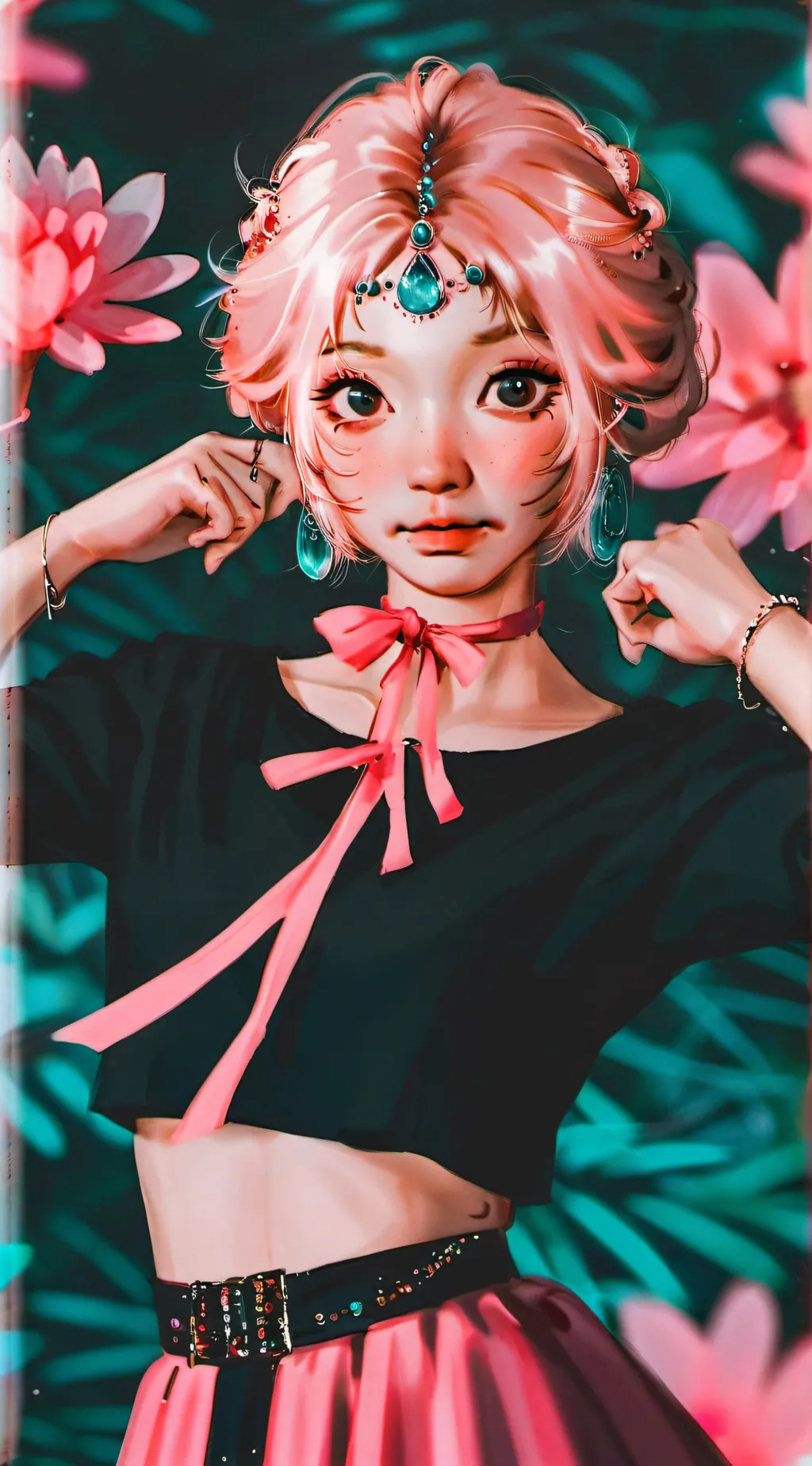 ai character: crybaby background