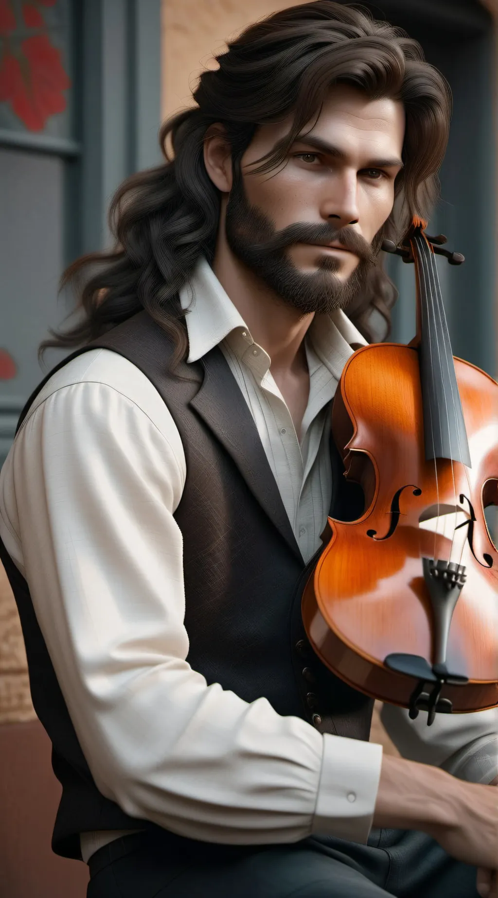 ai character: Abraham Bram background