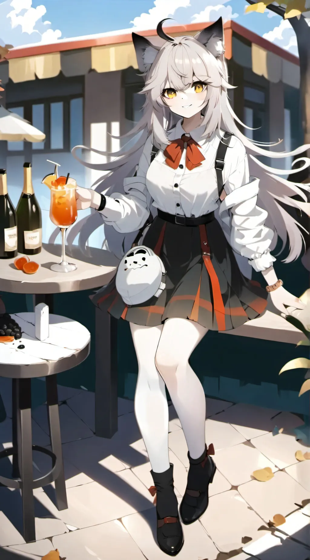 ai character: Meki background