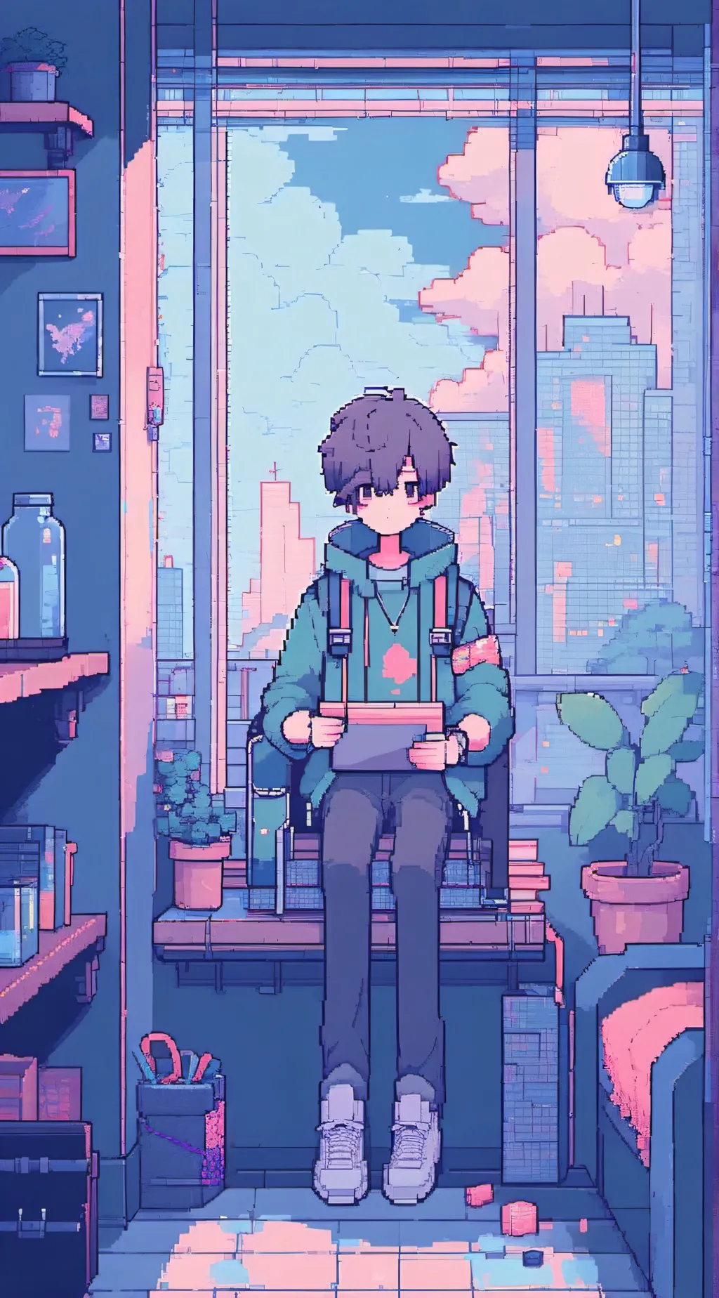 ai character: mha history of you background