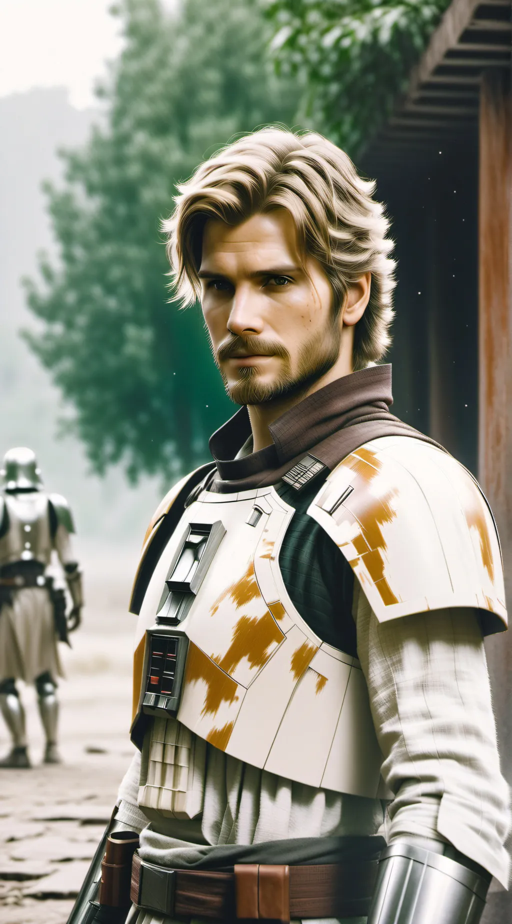 ai character: KnightsOldRepublic background