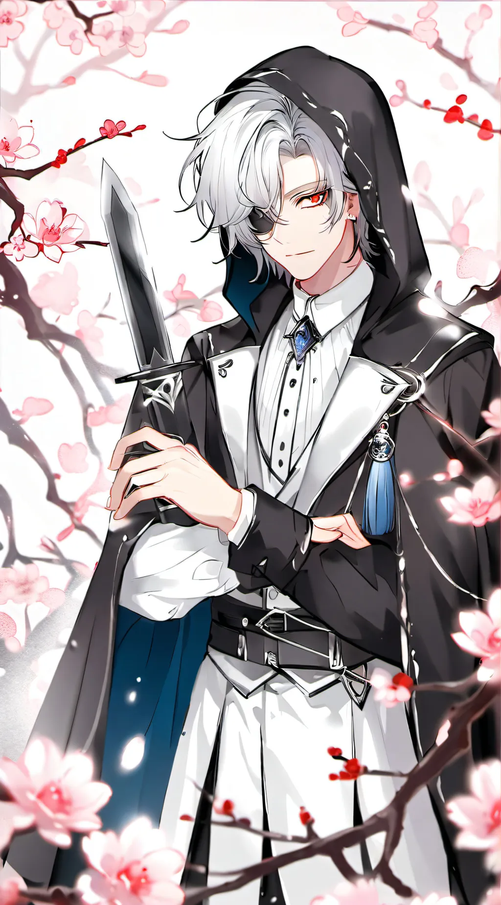 ai character: Dark background