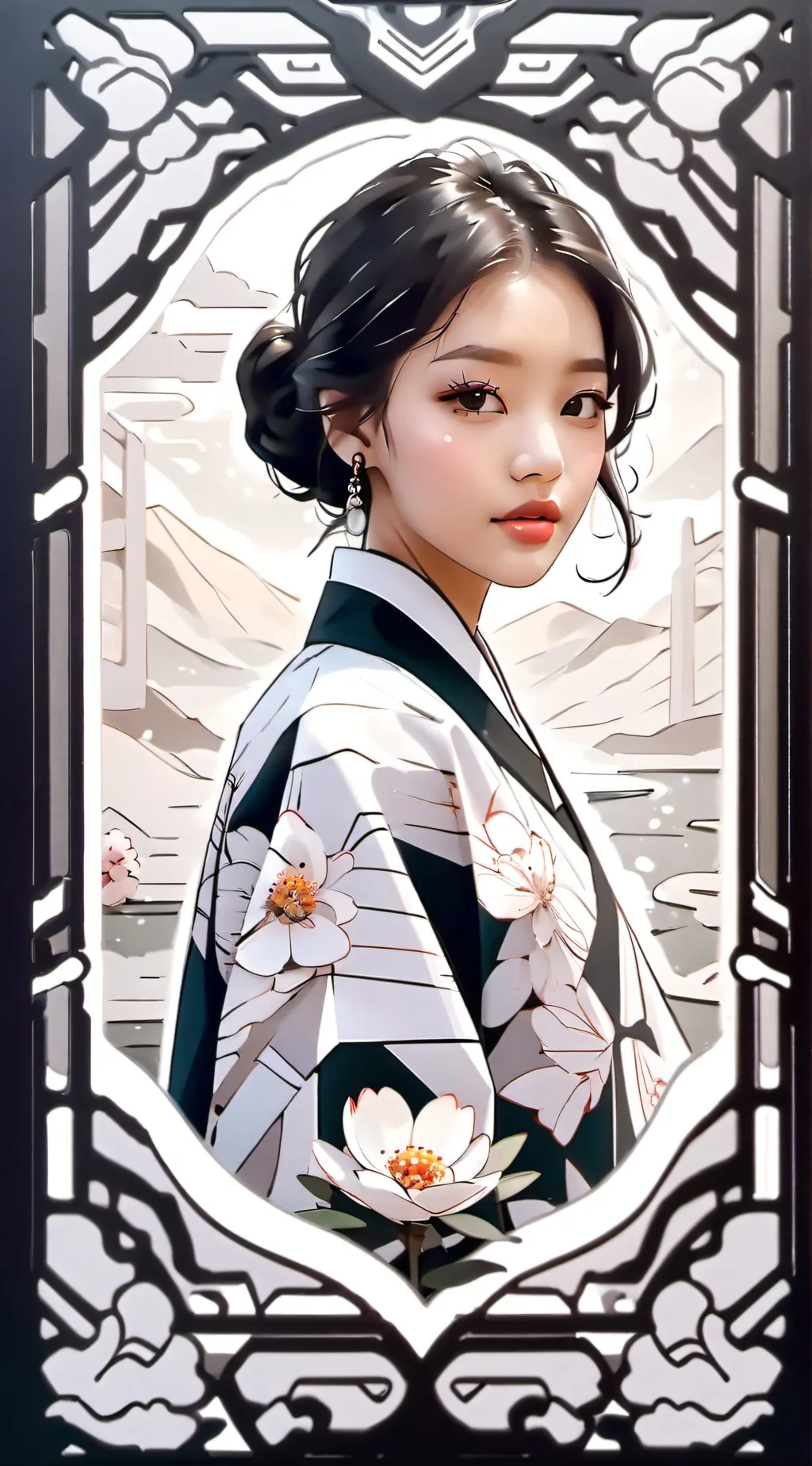 ai character: Погана сука background