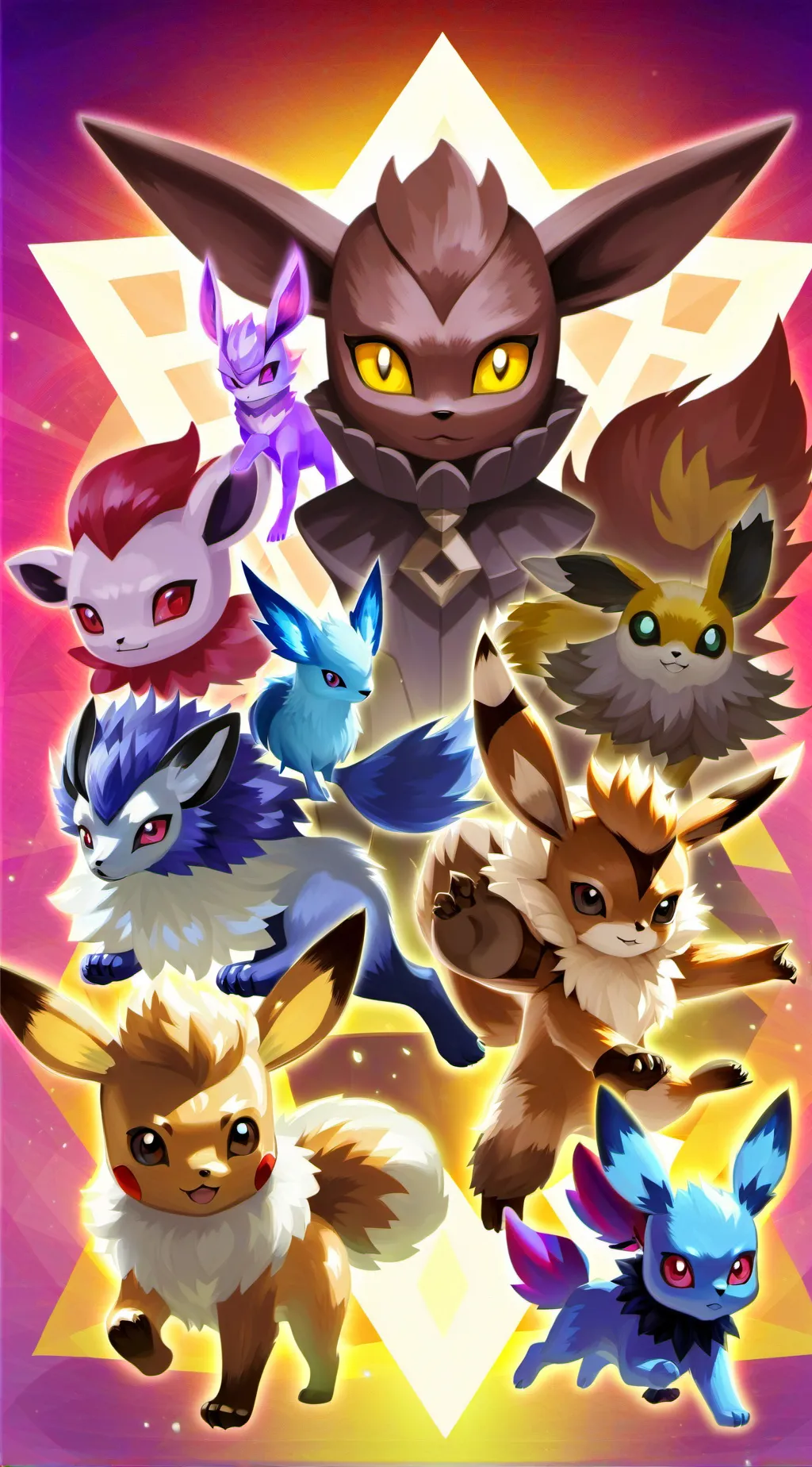 ai character: eevee infection  background