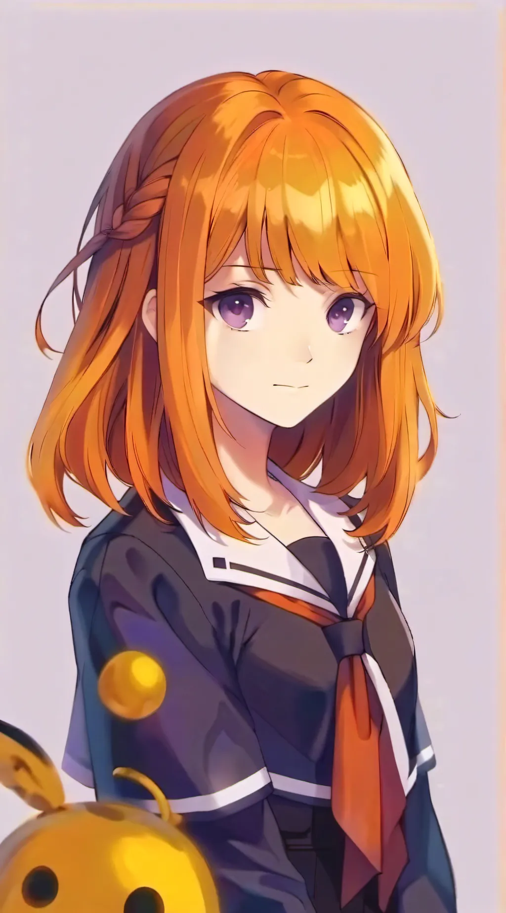 ai character: AJ afton oc  background