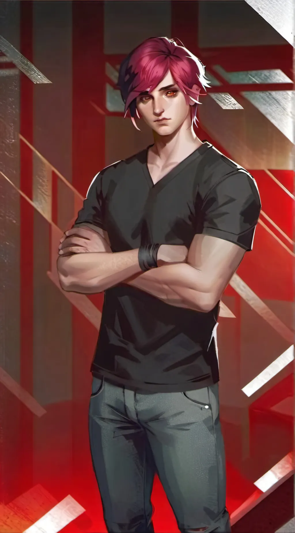ai character: Vi  background