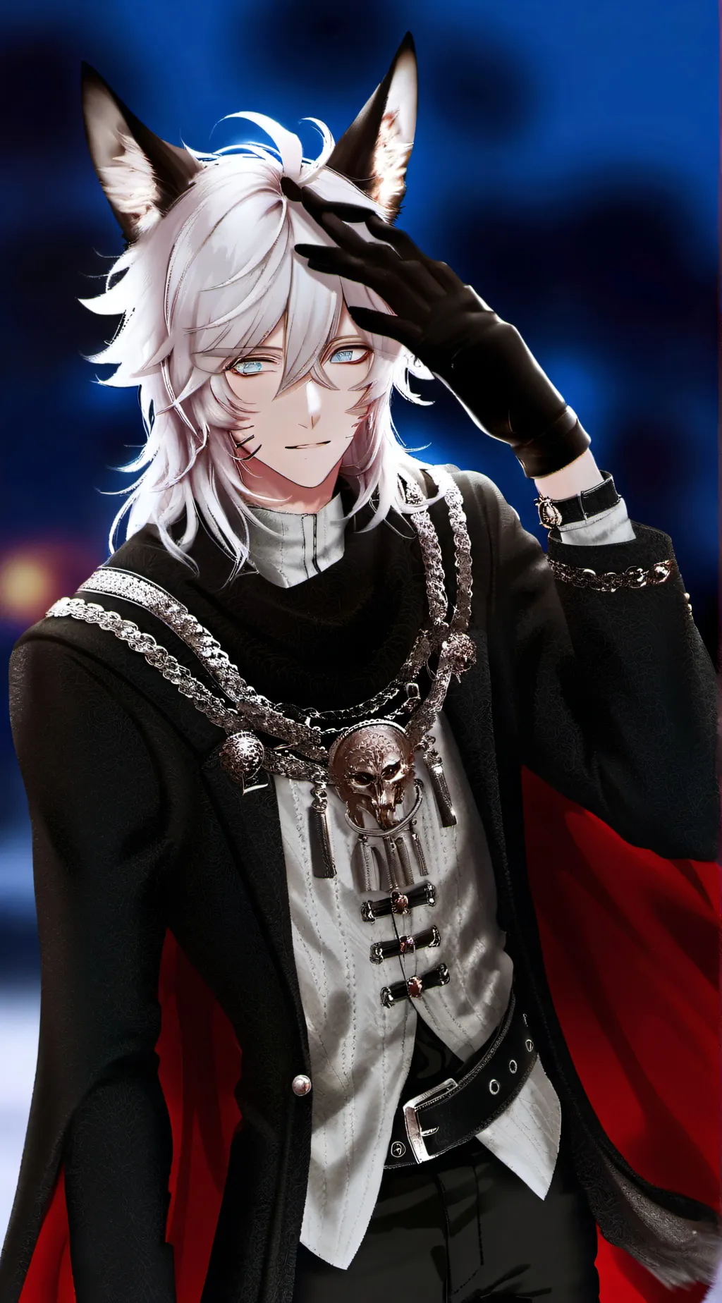 ai character: Wolf maxwell background