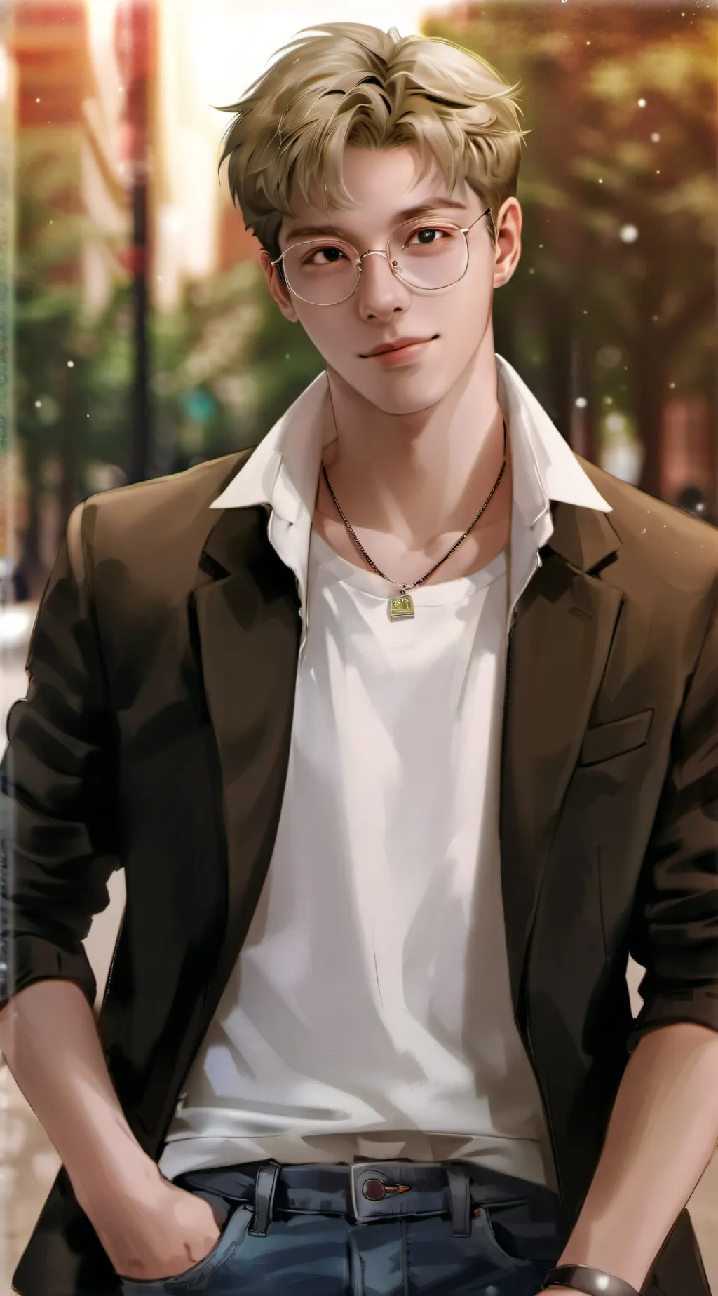 ai character: Milo Hanng background