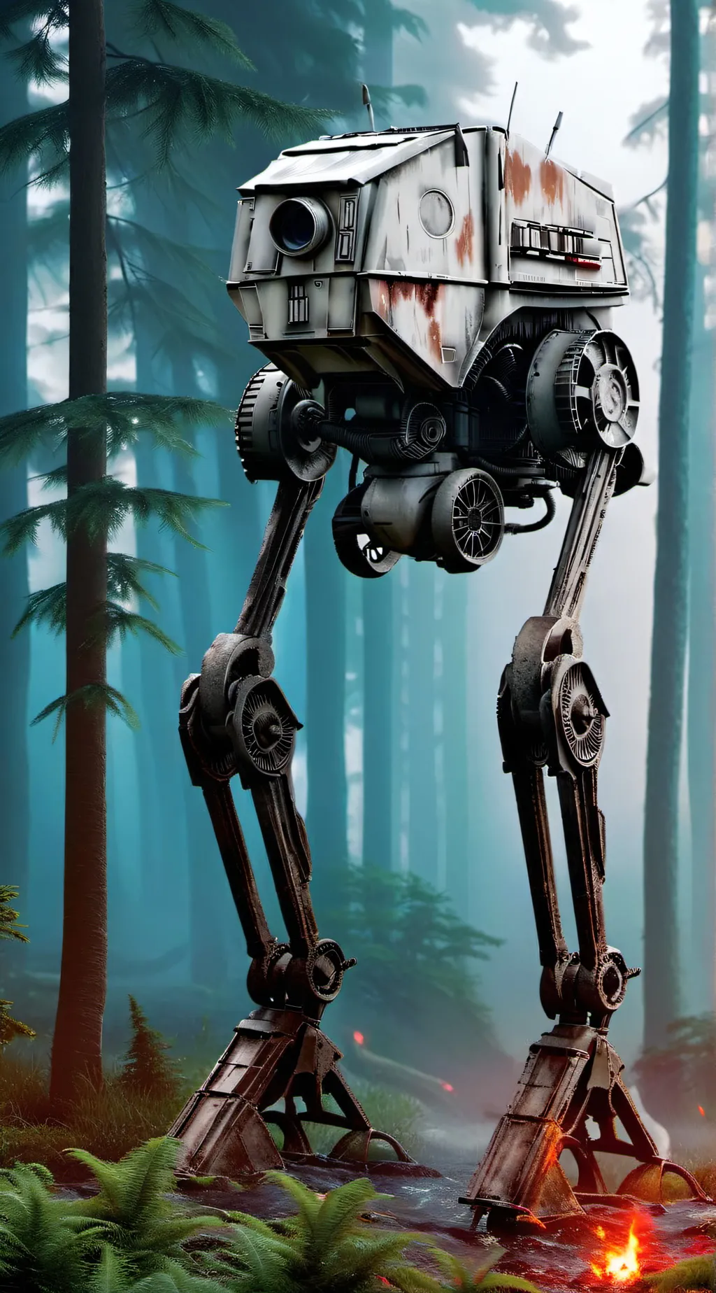 ai character: AT ST background