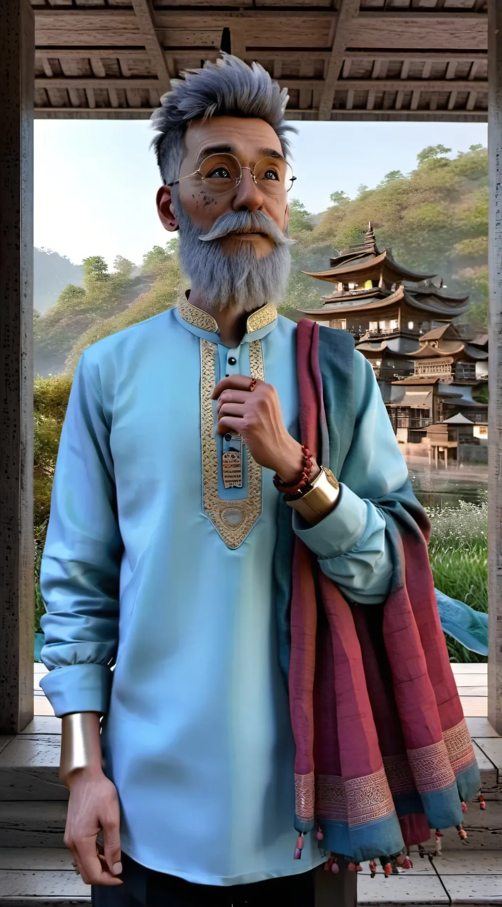 ai character: fnawolfArchives  background