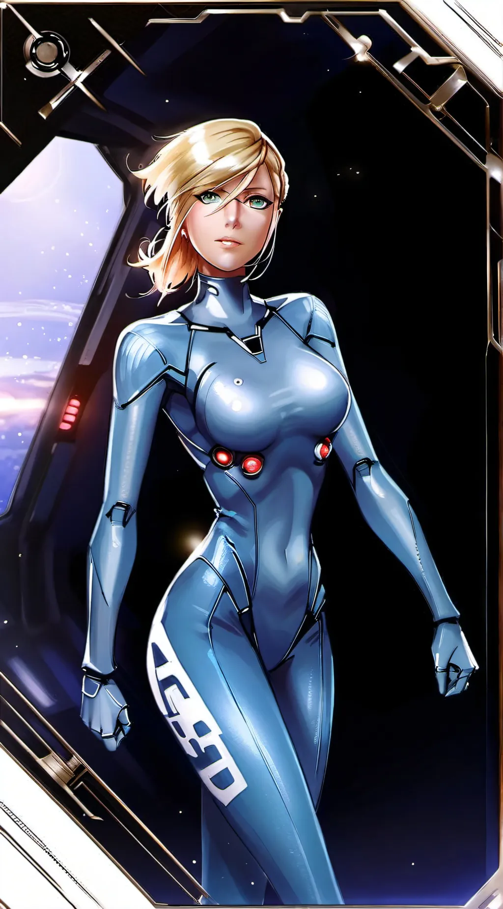 ai character: Samus  background
