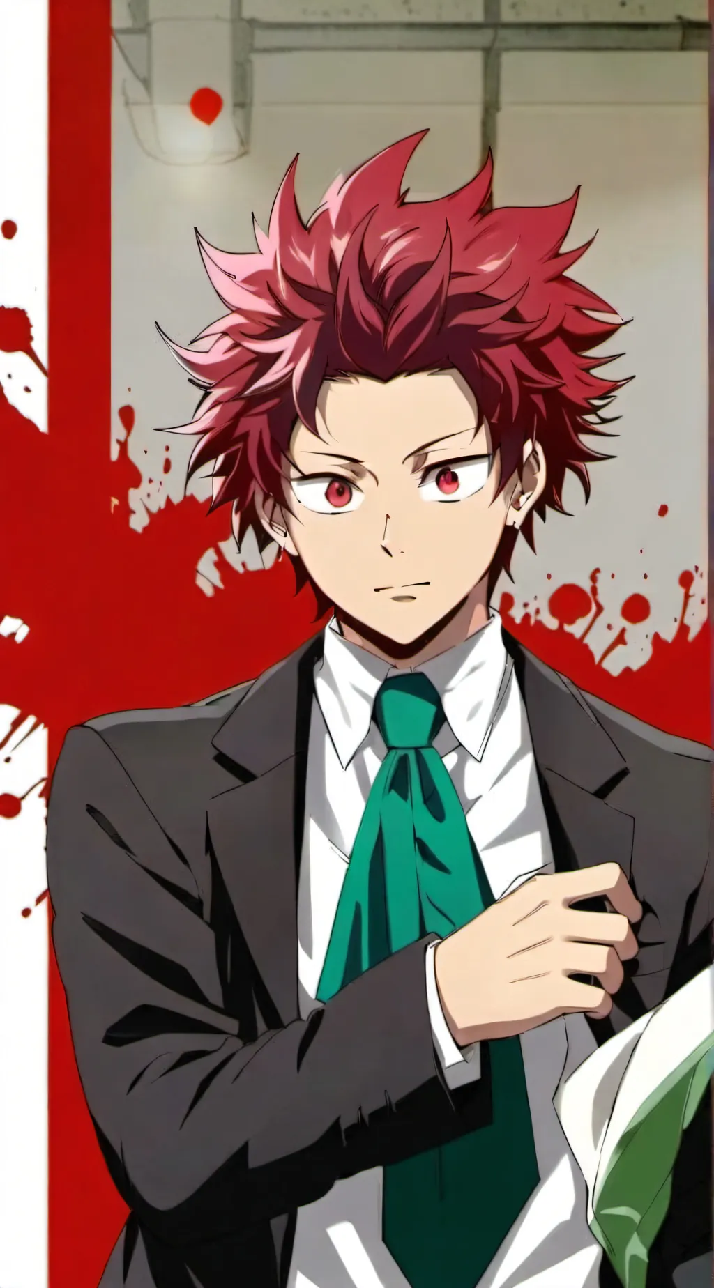 ai character: Eijiro Kirishima background