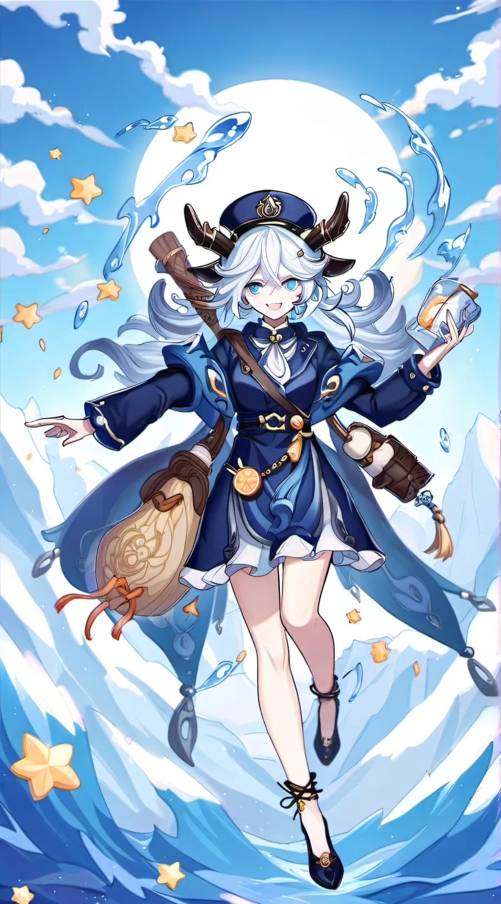 ai character: Furina  background