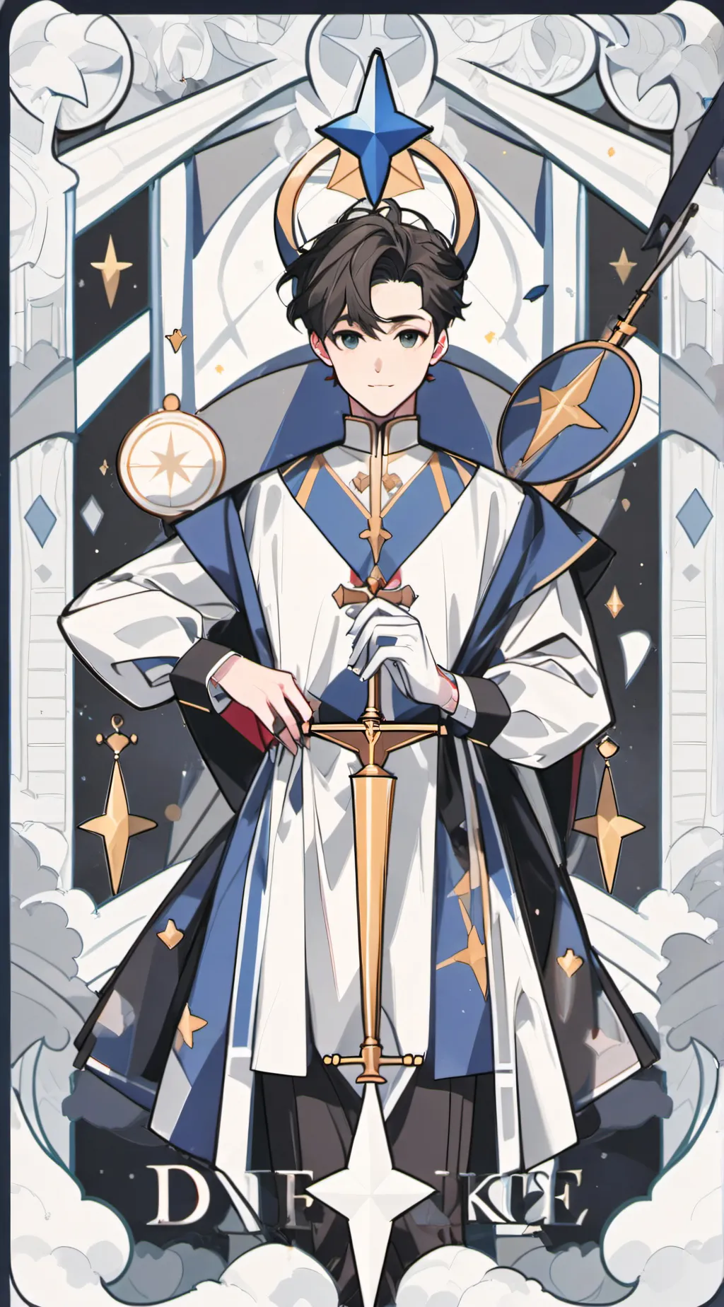 ai character: James norway  background