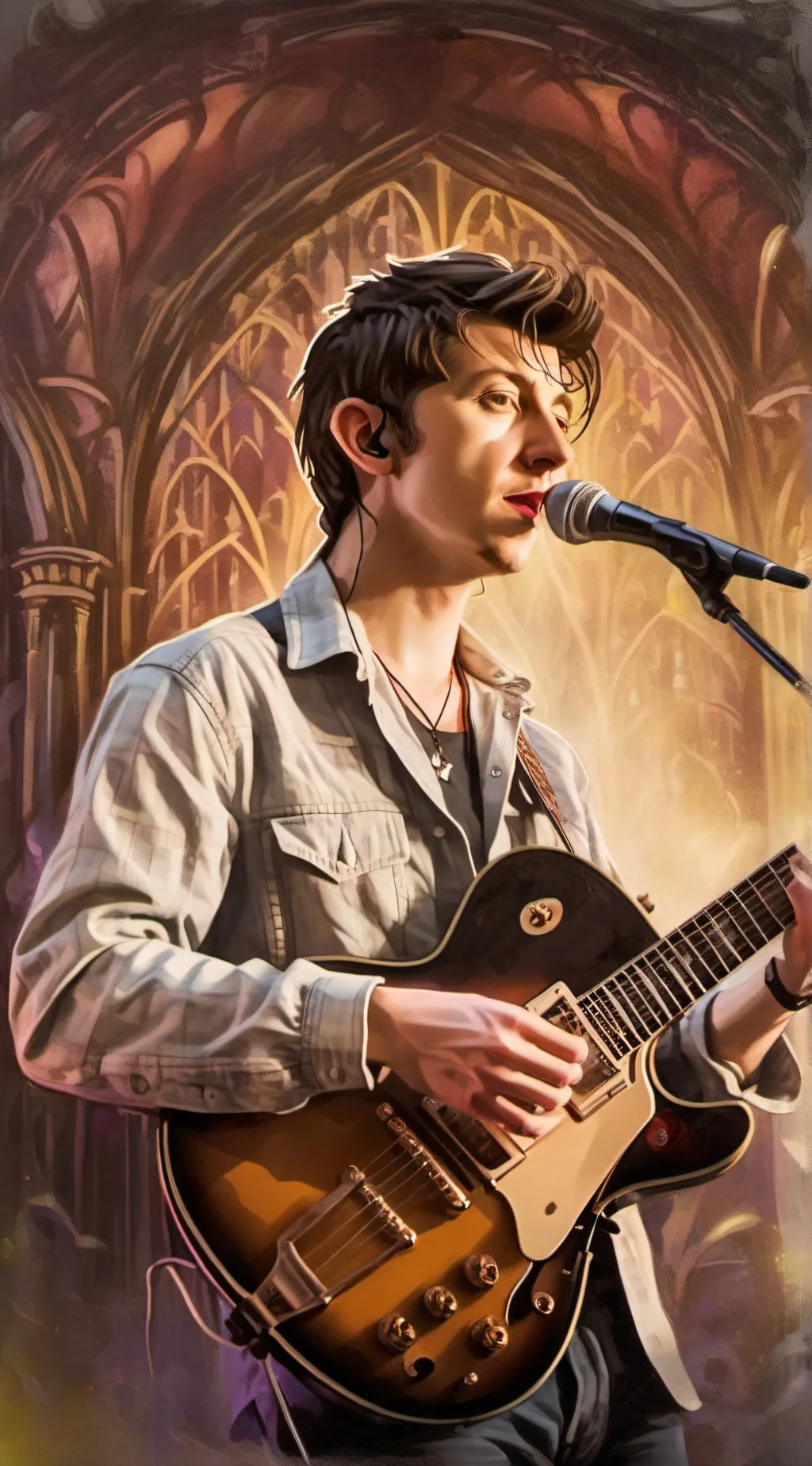 ai character: Alex Turner background