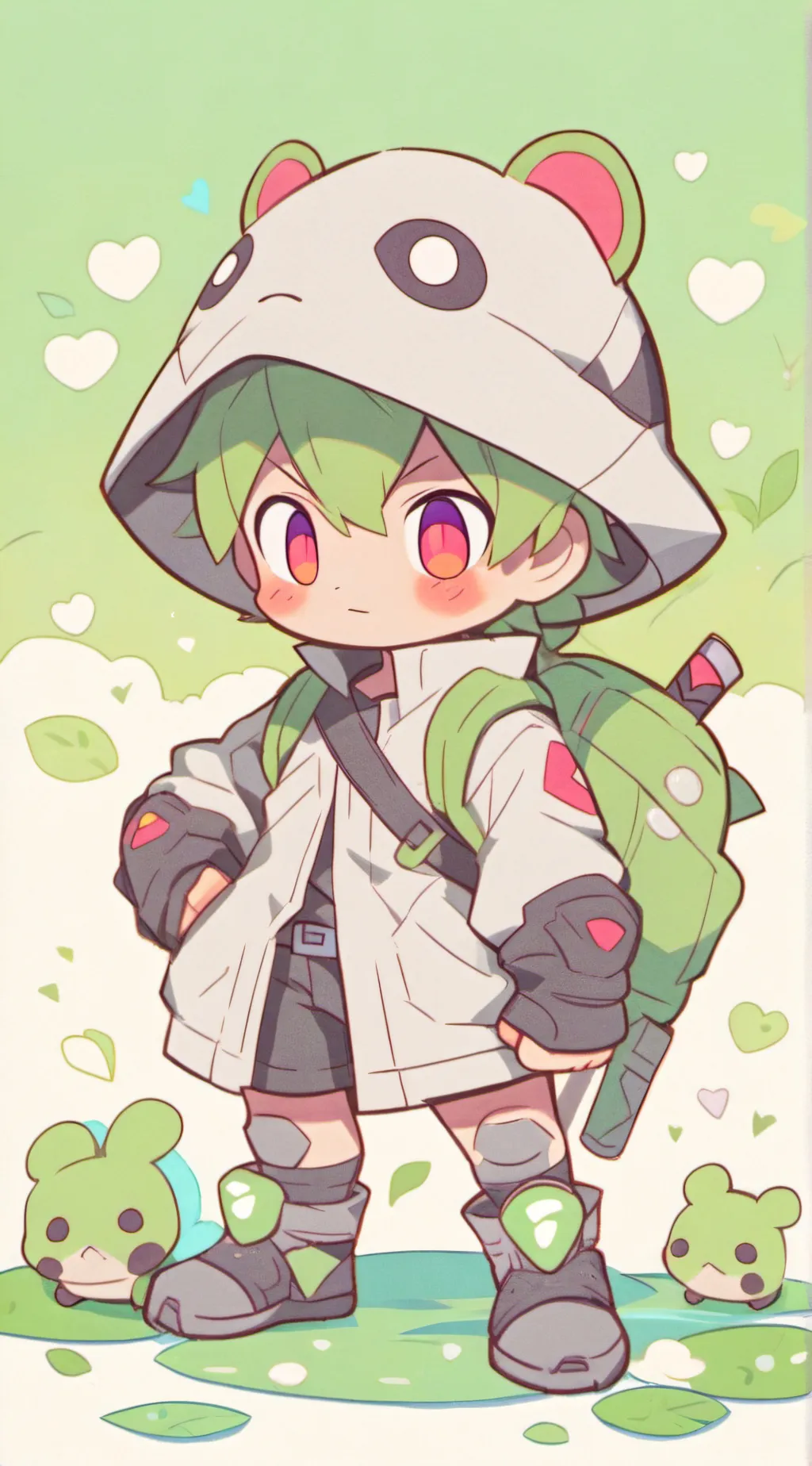 ai character: Mha x Rottmnt♥︎ background