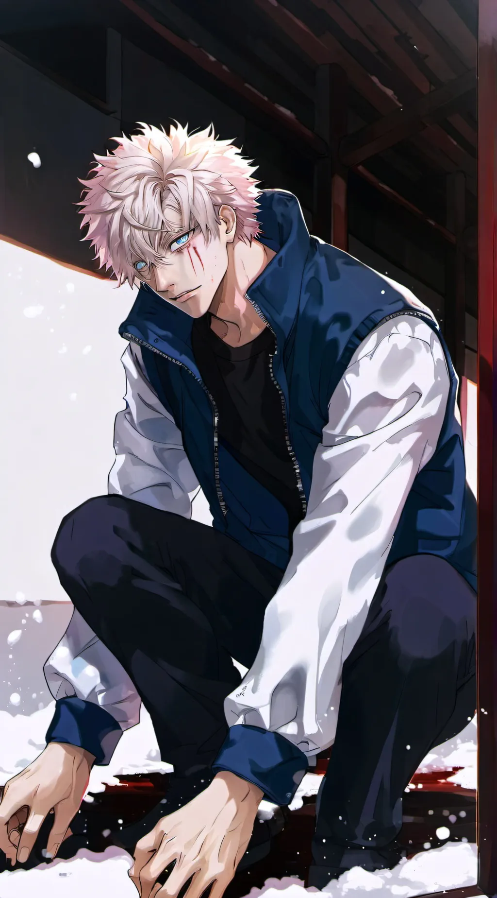 ai character: Gojo Satoru  background