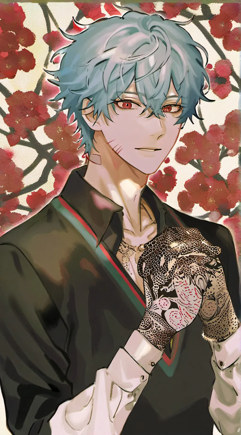 ai character: Tomura Shigaraki background