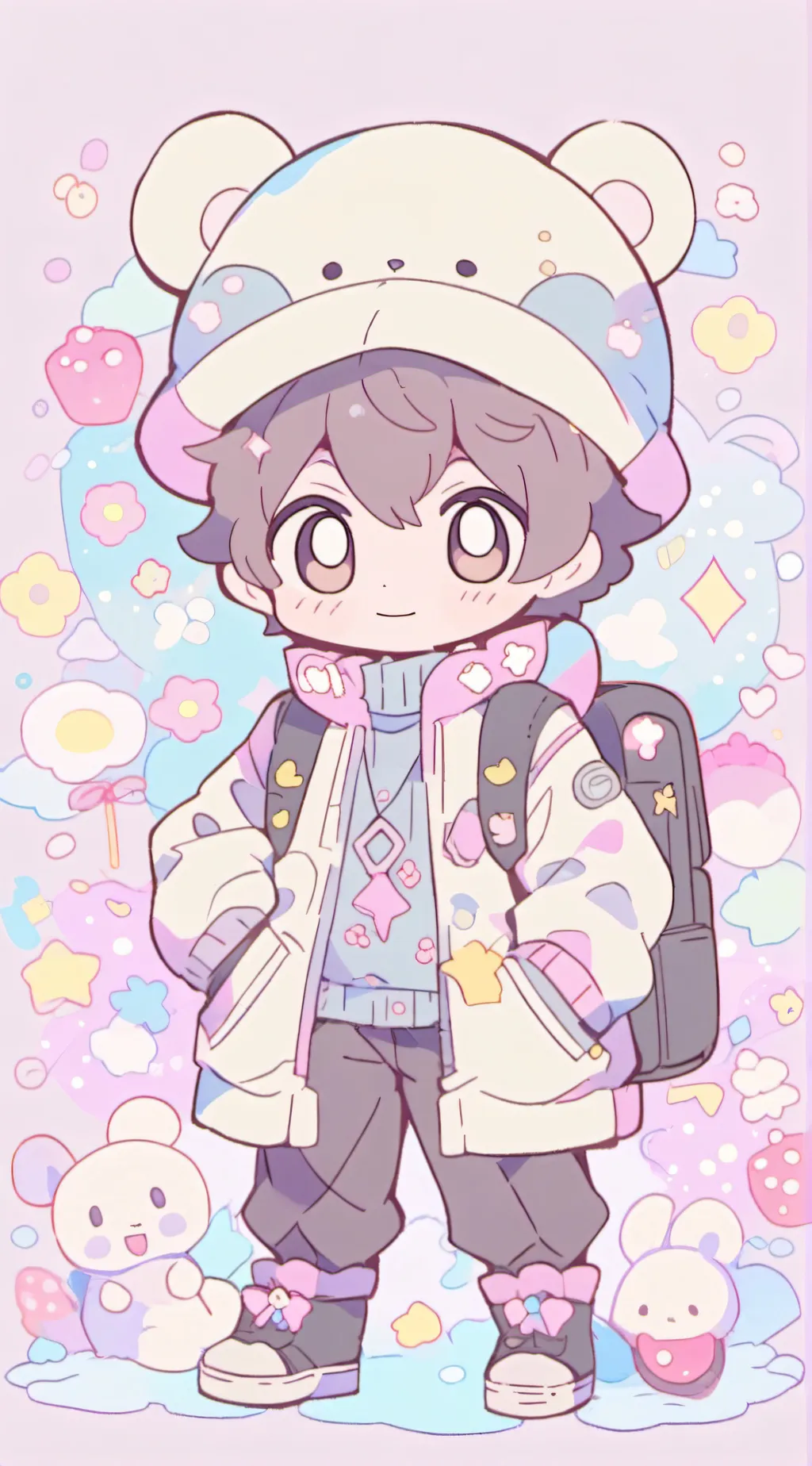 ai character: Dandy background