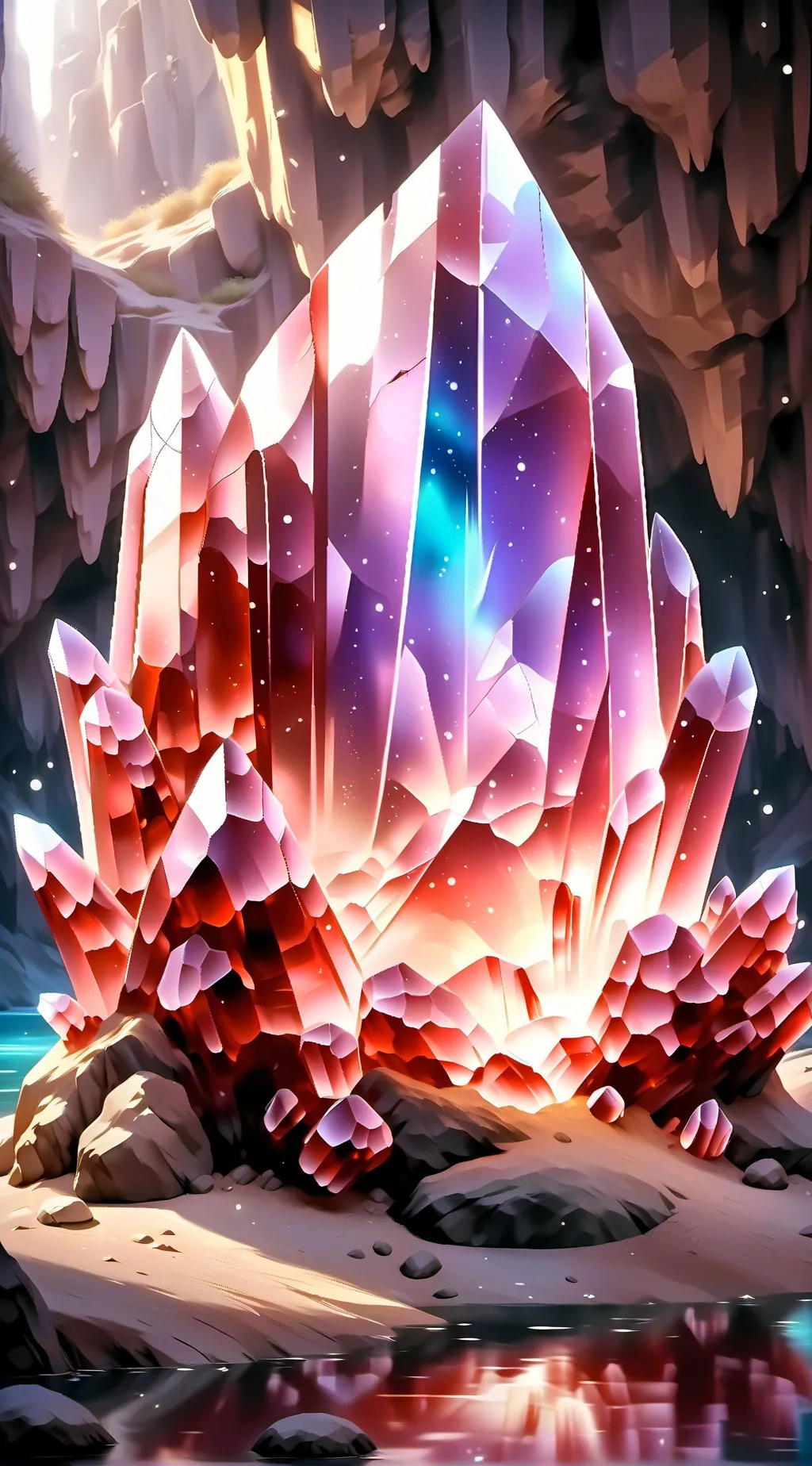 ai character: Crystal background