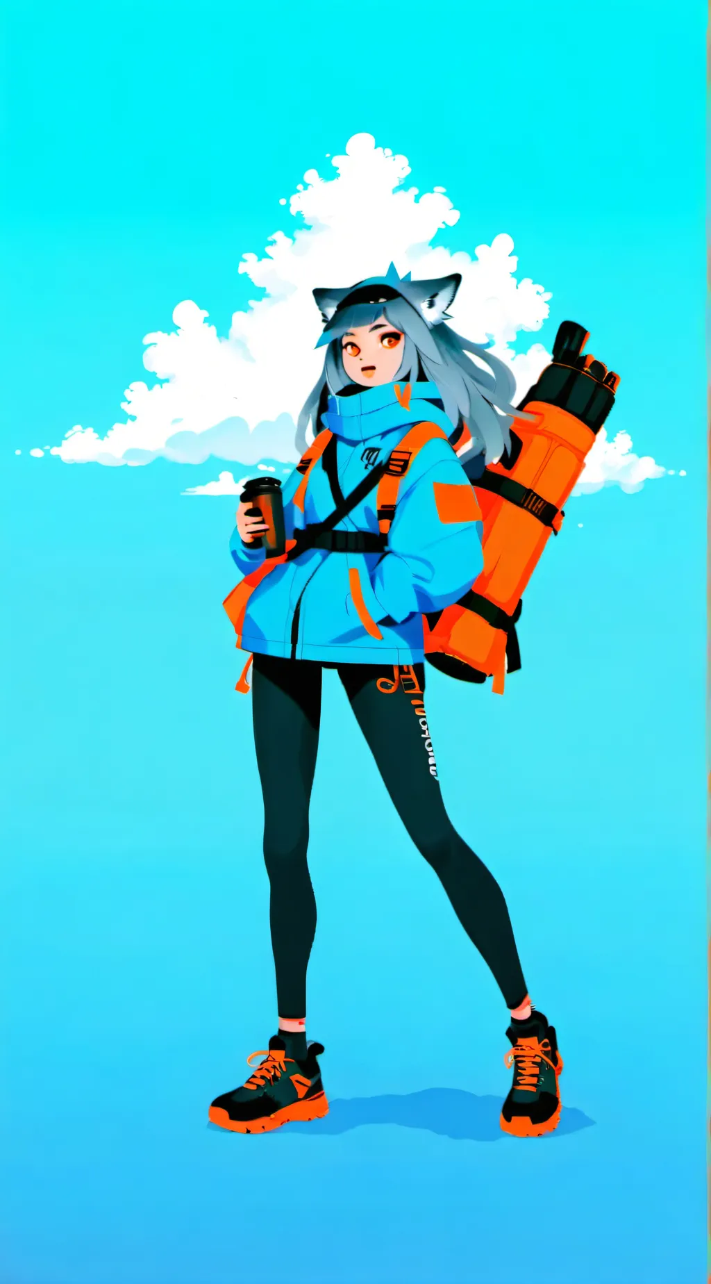 ai character: bella the wolf background