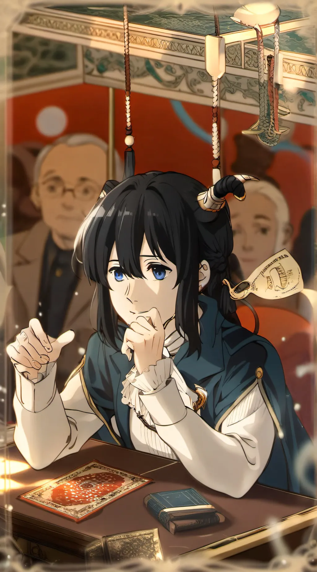 ai character: muichiro Tokito  background