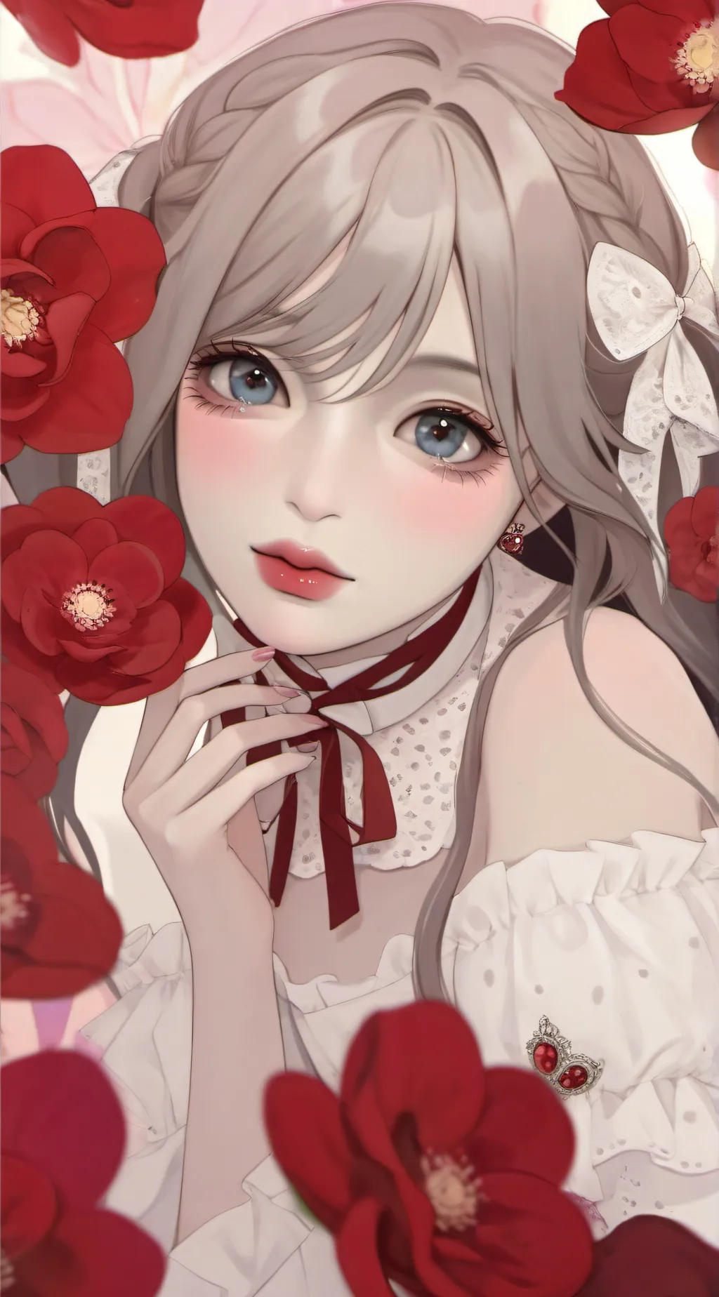 ai character: AKI🍓🍥🍮 background