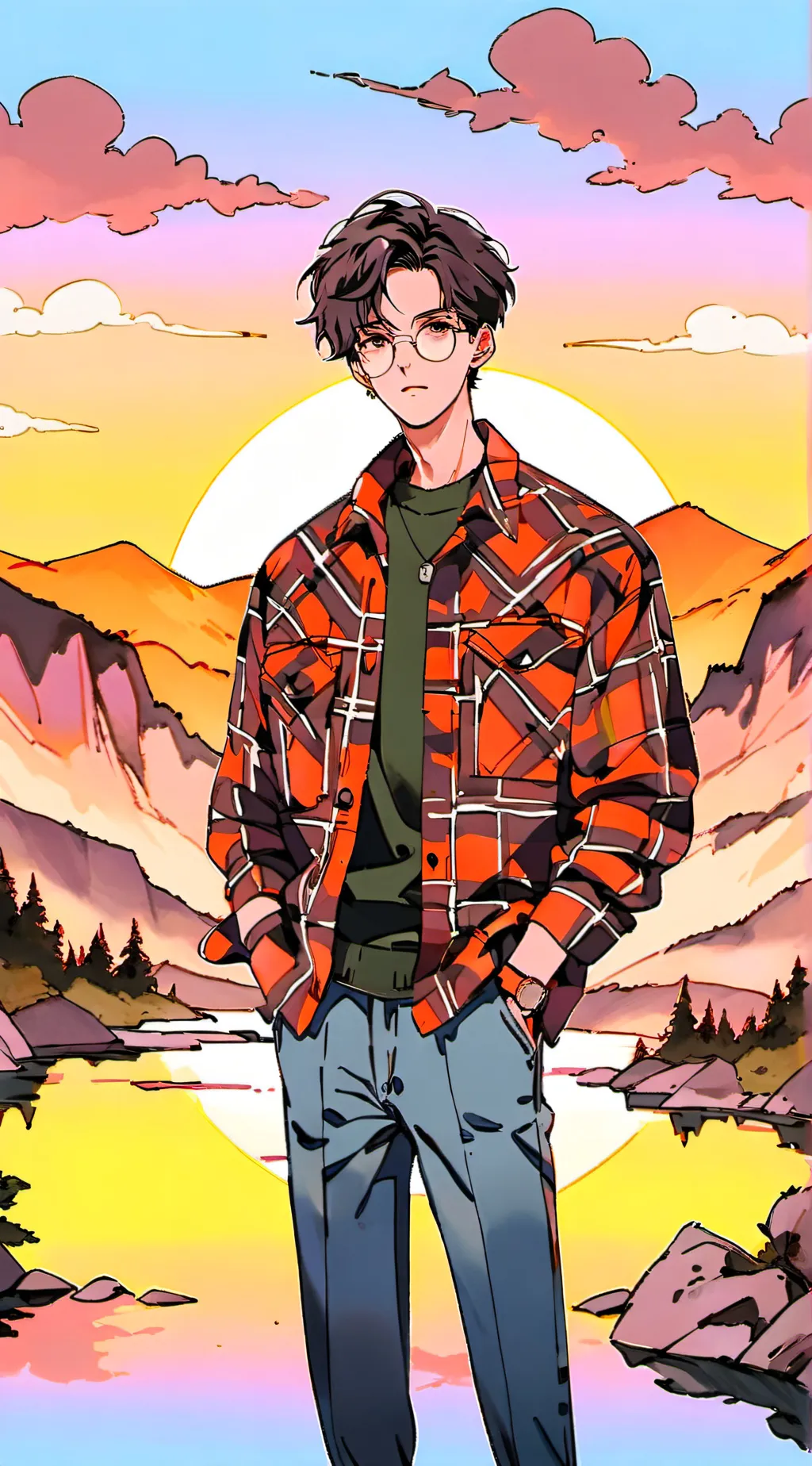 ai character: Max background