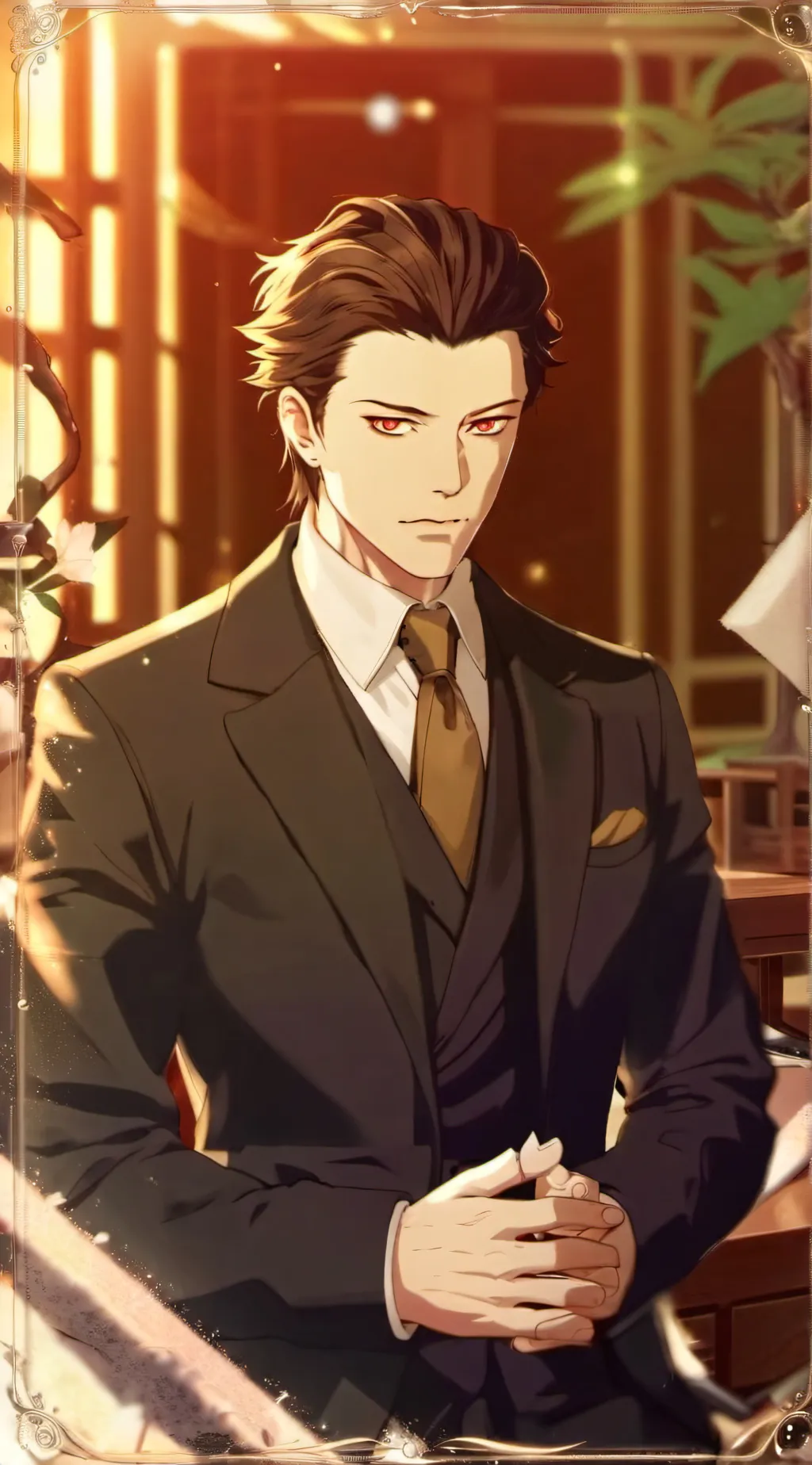 ai character: Mr. Ayanokōji  background