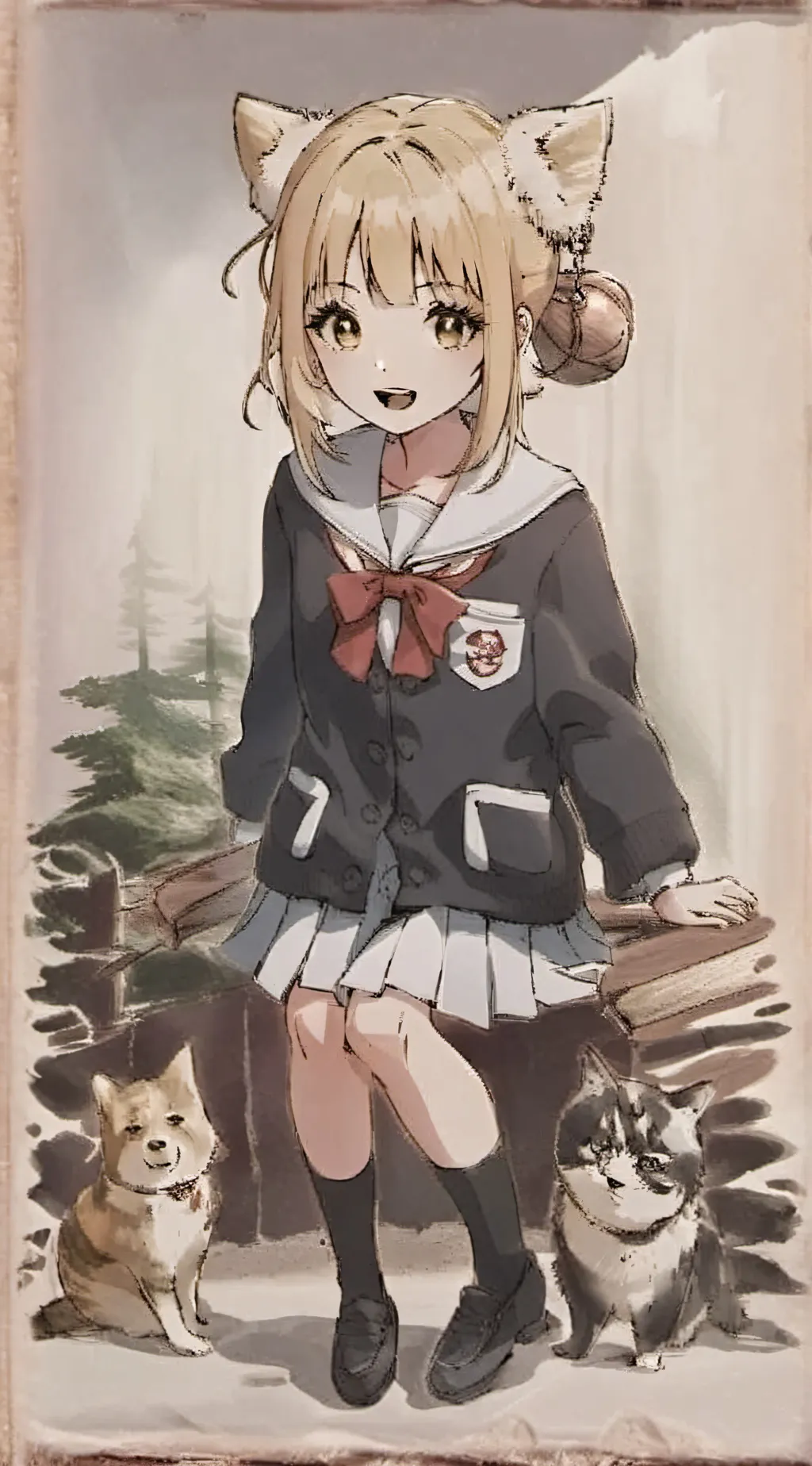 ai character: Himiko Toga background