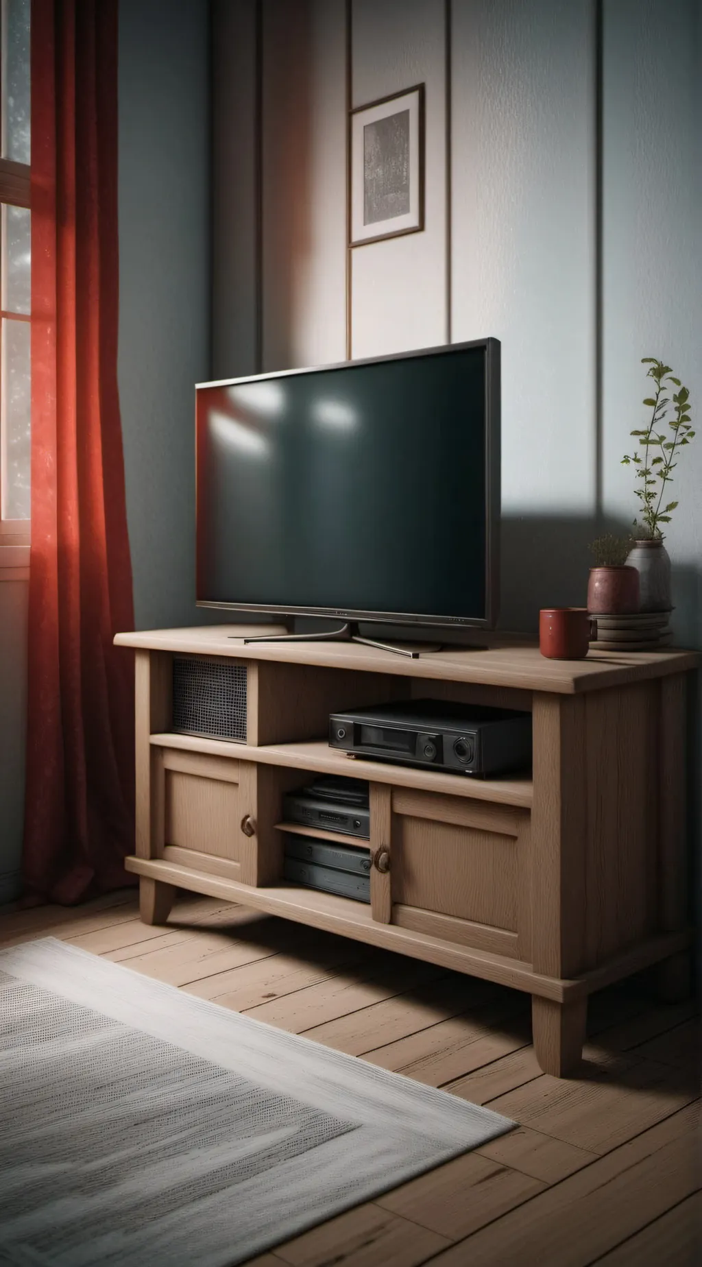 ai character: TV background