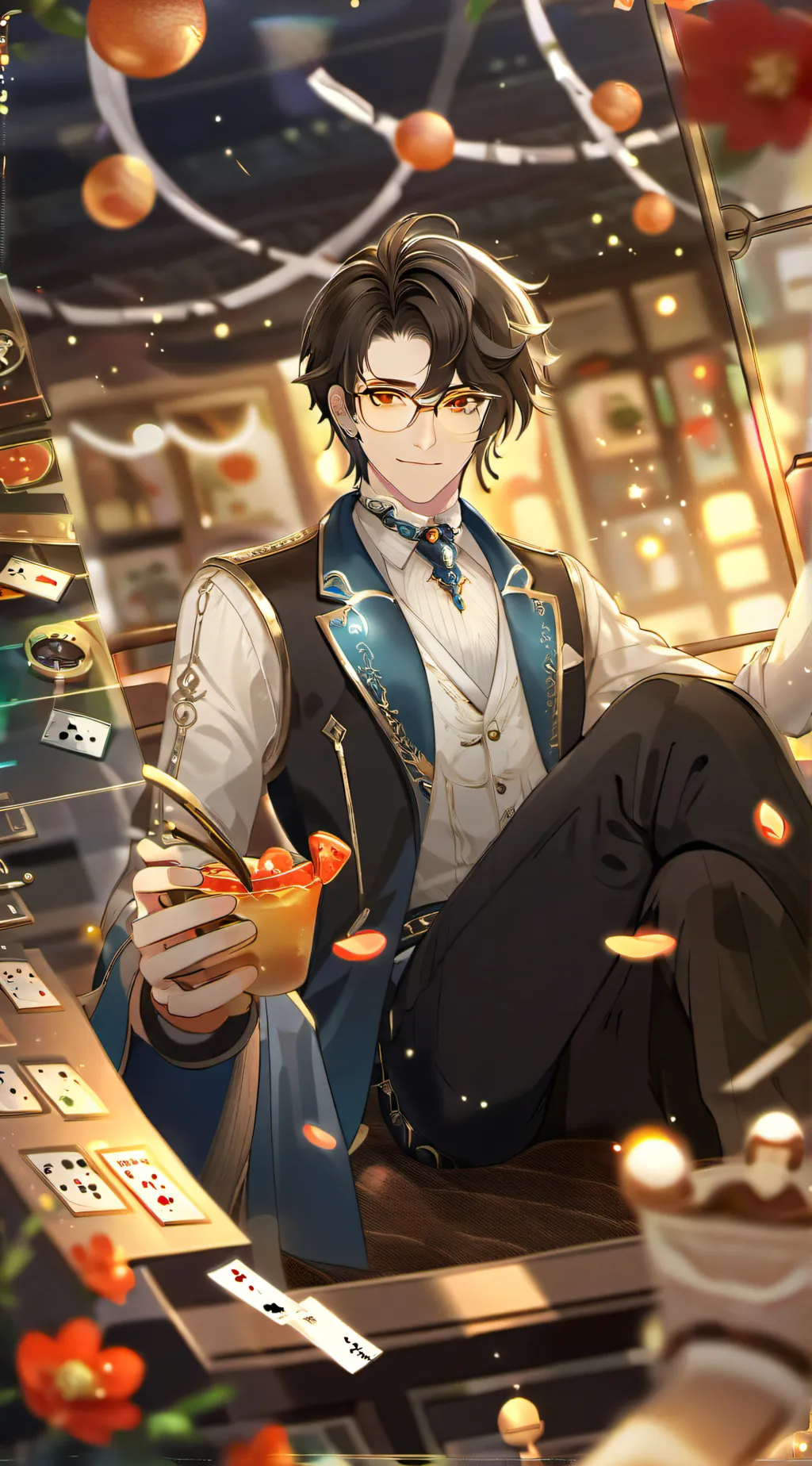ai character: Max background