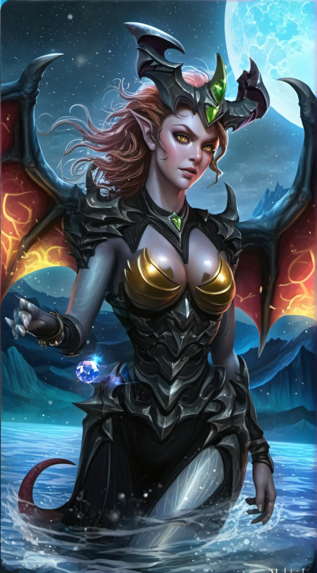 ai character: Elya background