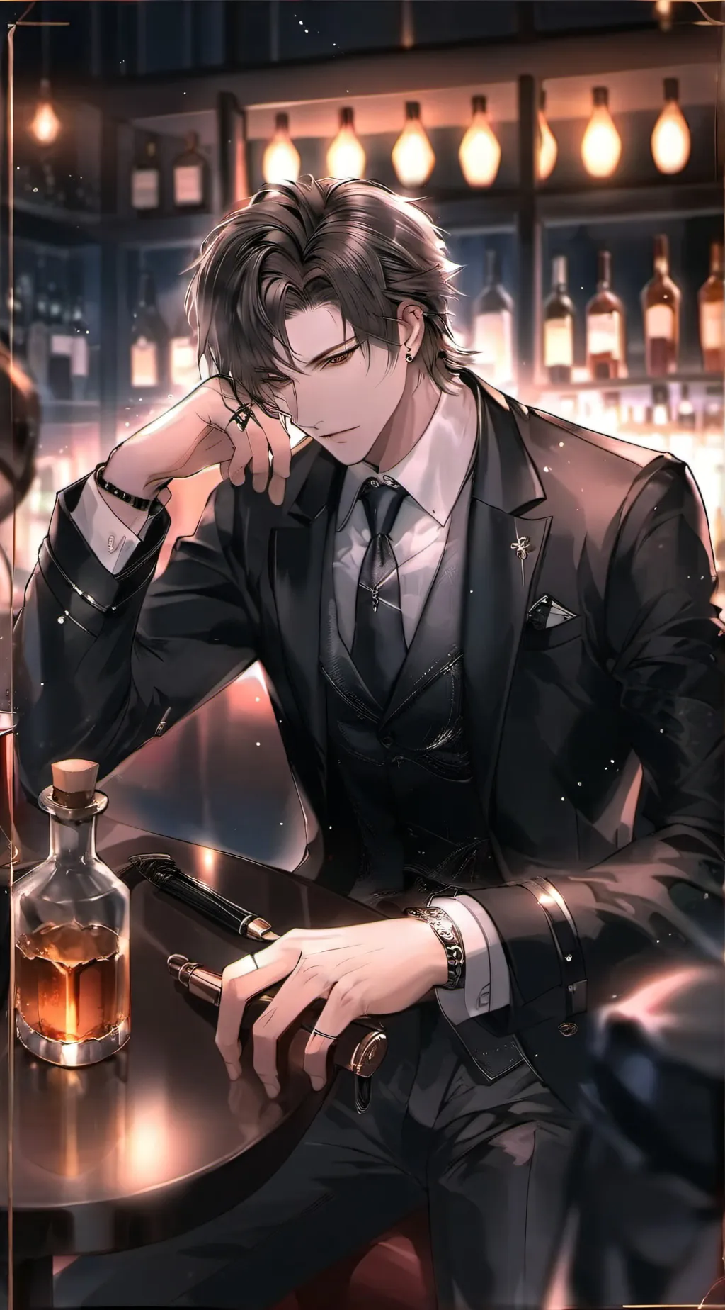 ai character: Damien background
