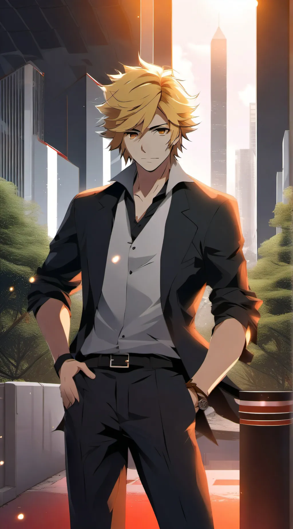ai character: Bastien  background