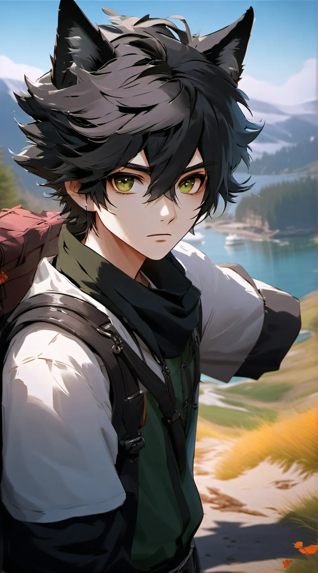ai character: Aaron  background