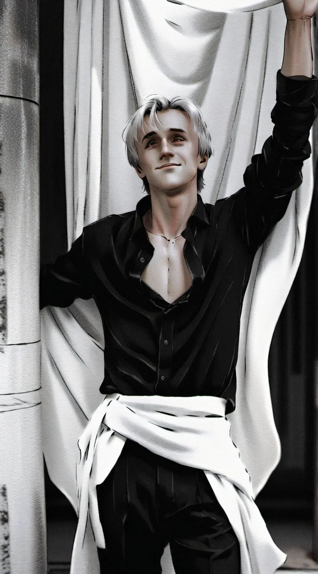 ai character: draco malfoy background