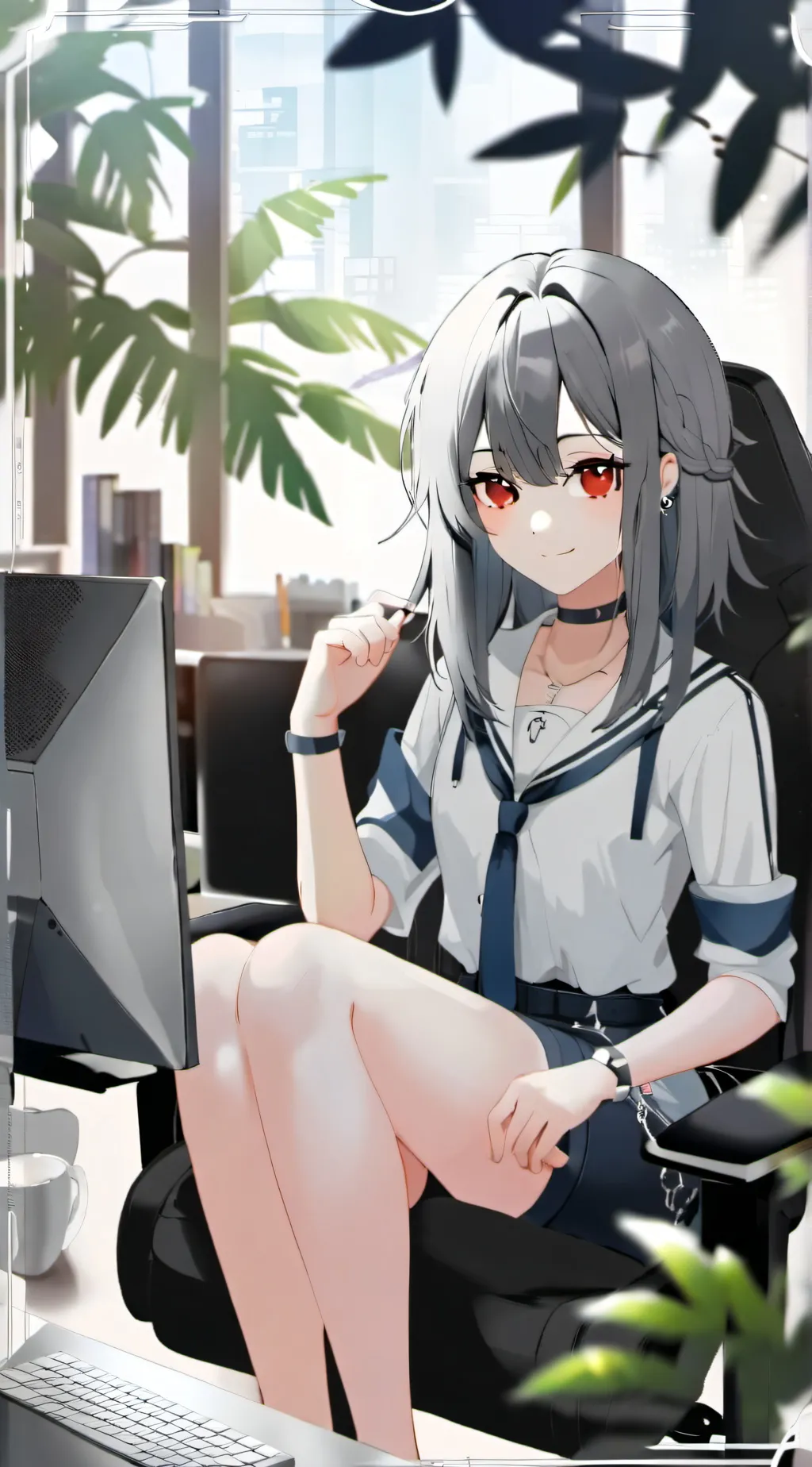 ai character: zoey background