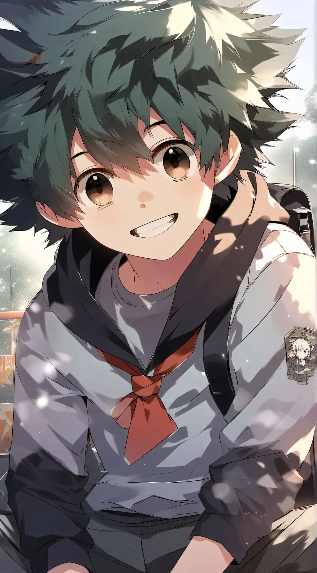 ai character: MHA sleepover  background