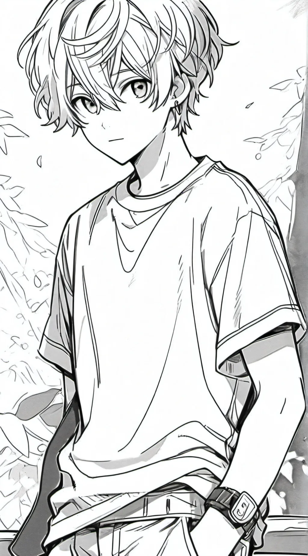 ai character: Julian😑 background