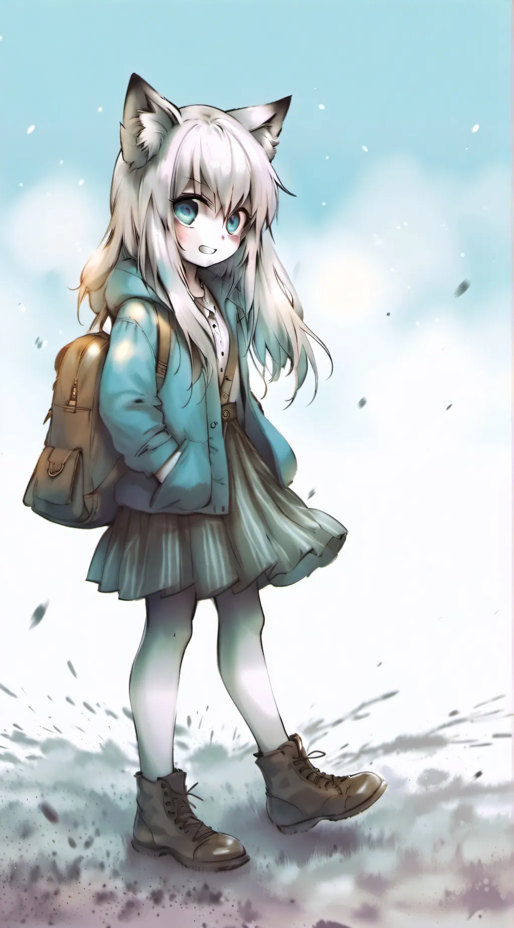 ai character: фурри одн background