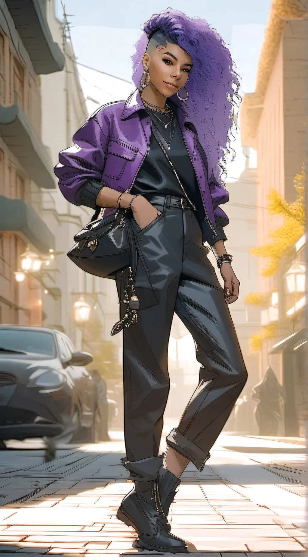 ai character: Jazz background