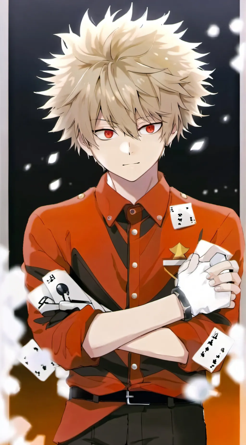 ai character: Katsuki  background