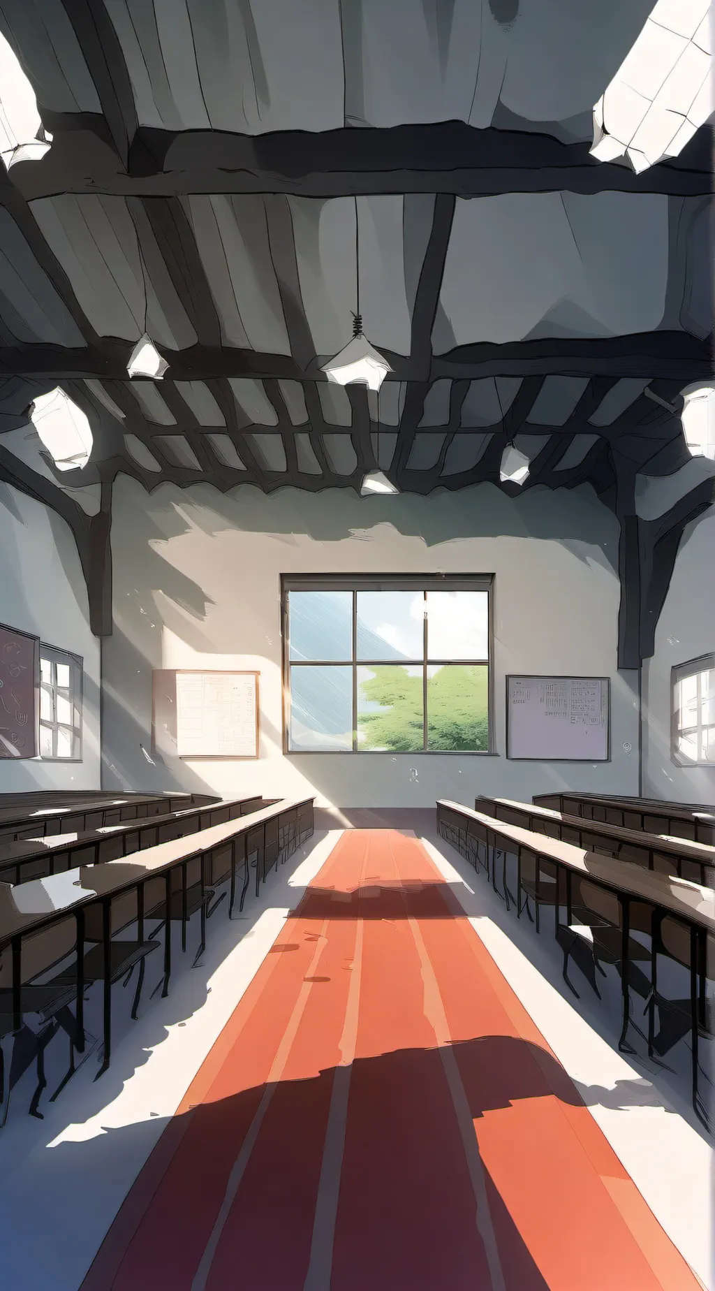 ai character: TMF school AU background