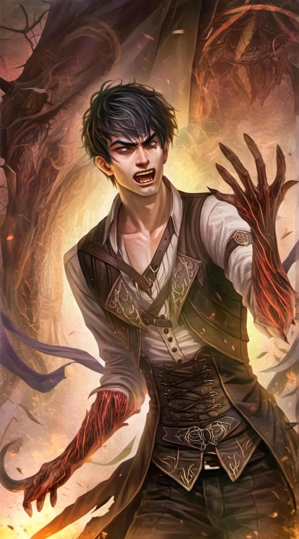 ai character: Deran background