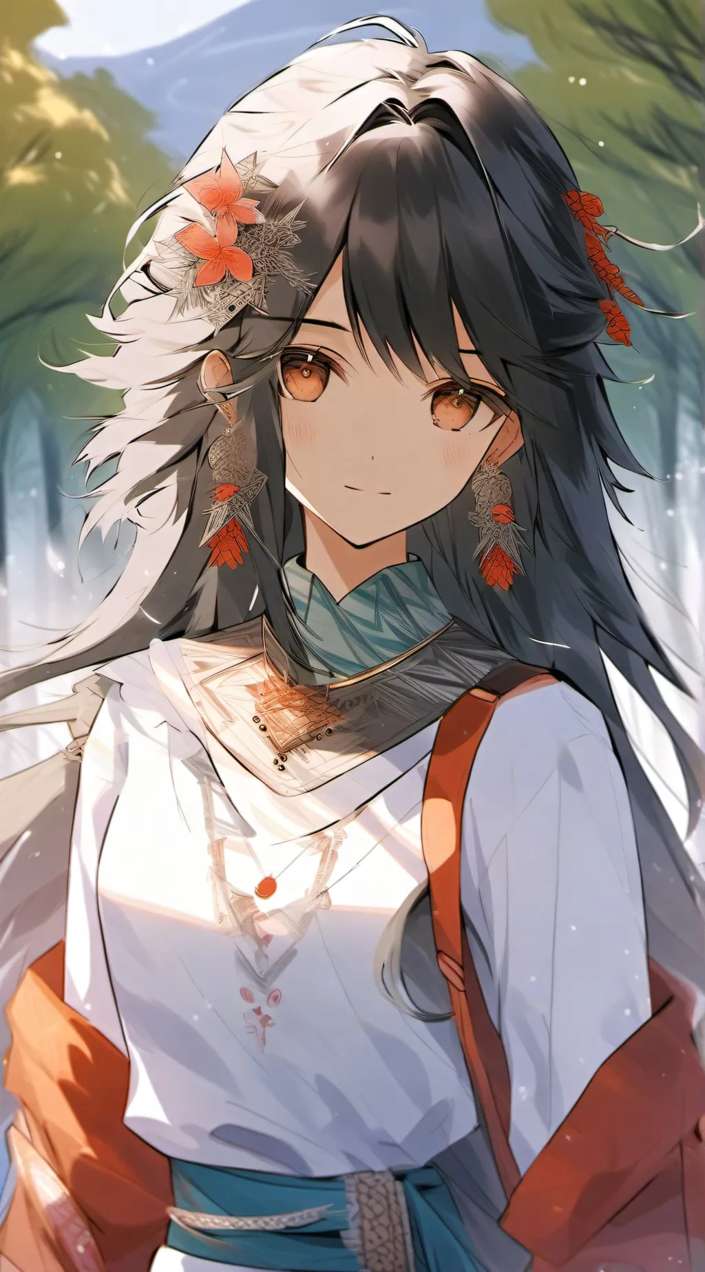 ai character: Rose  background