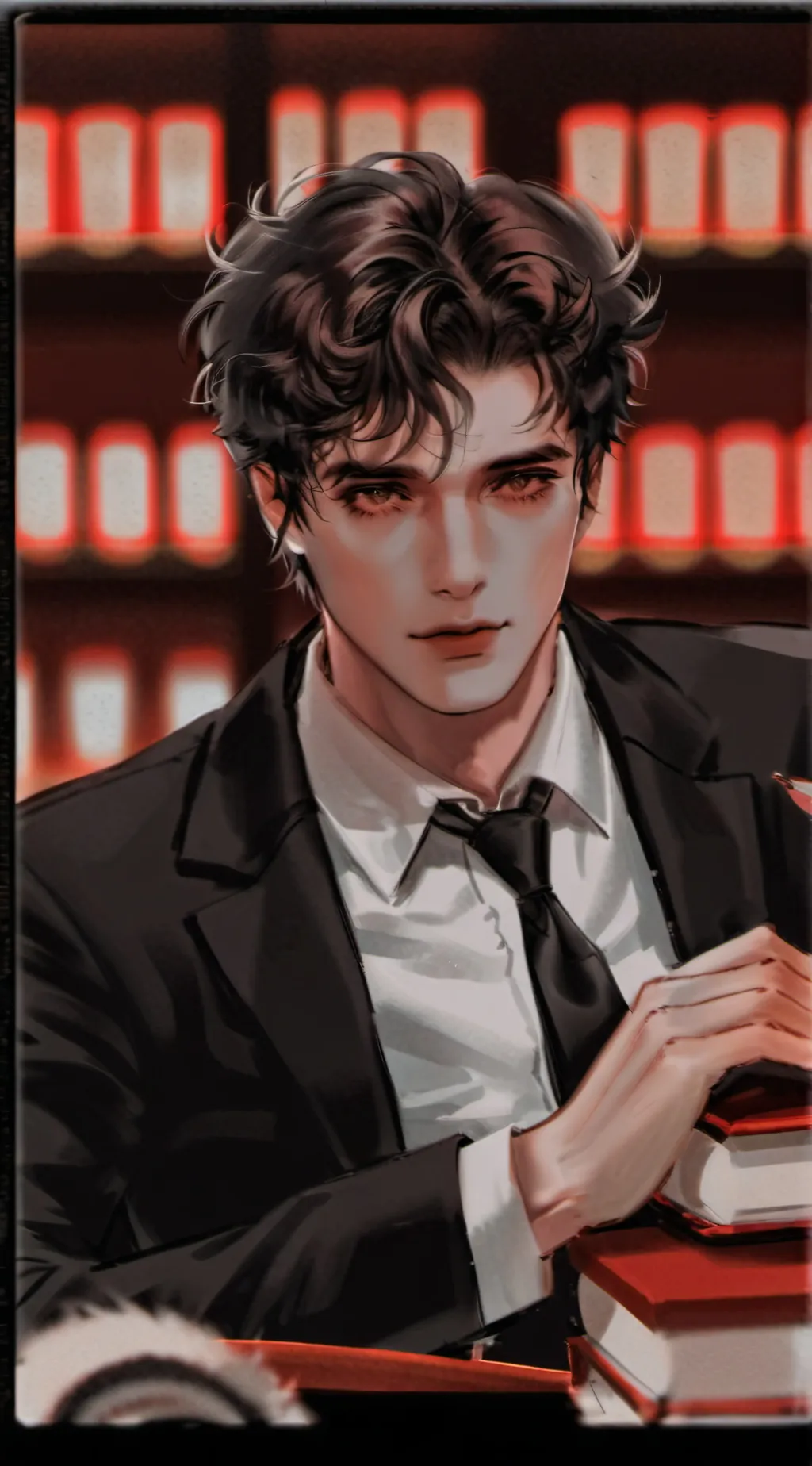 ai character: Matheo riddle  background
