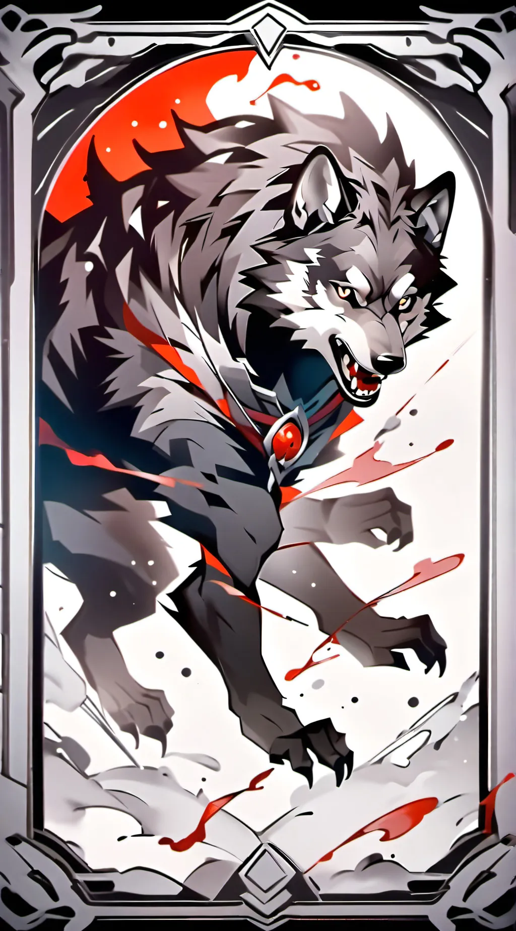 ai character: ben the werewolf background