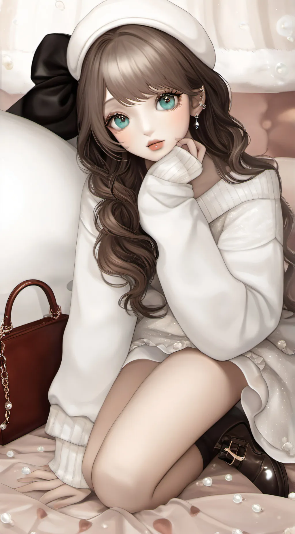 ai character: Rose background